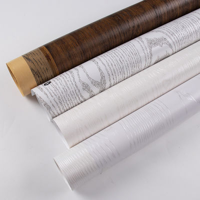 Vinyl Wood Grain PVC Film Plastic Veneer Sheets