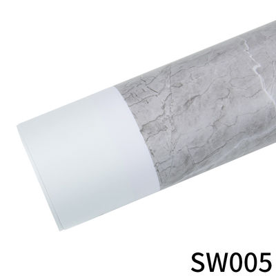 Eco Friendly PVC Decorative Foil Membrane Marble Vinyl Wrap For Table