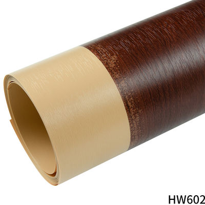Black Grey Woodgrain Laminate Foil Self Adhesive For Furniture
