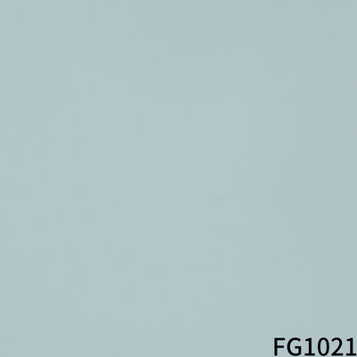ODM Kitchen PVC Gloss Laminates Furniture Covering Blue Grey