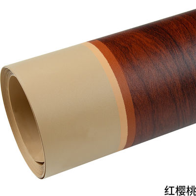 Wood Grain Vinyl PVC Sheet Laminate Covering For Table Top Furniture Cabinets