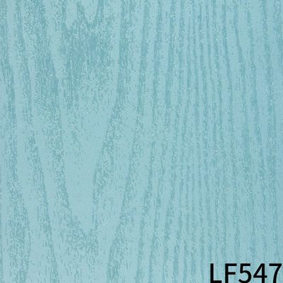 Heat Resistant Woodgrain Vinyl Film Laminate Paper 0.12mm-0.5mm Thickness