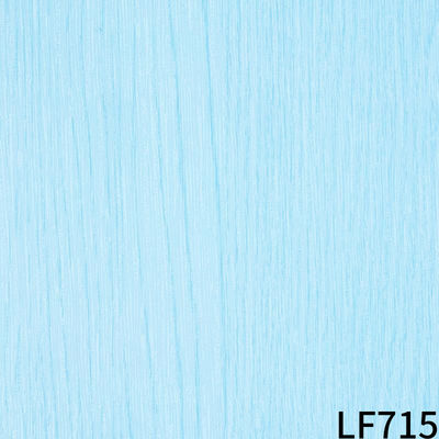 Heat Resistant Woodgrain Vinyl Film Laminate Paper 0.12mm-0.5mm Thickness