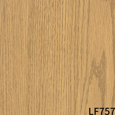 Woodgrain Plastic Veneer Sheets PVC Laminate For Wall