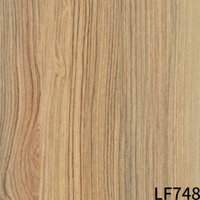 Woodgrain Plastic Veneer Sheets PVC Laminate For Wall