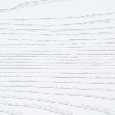 Vinyl PVC High Gloss Laminates White Wood Grain OEM