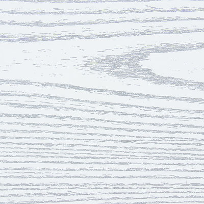 Vinyl PVC High Gloss Laminates White Wood Grain OEM