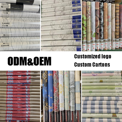 Self-Adhesive PVC Wallpaper Wood Grain Waterproof 1.22x10M