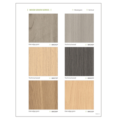 Self-Adhesive PVC Film 1.22x50M Waterproof Fireproof Wood Grain