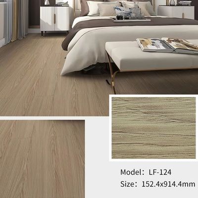 1.5mm Thick Wood Design PVC Vinyl Flooring with Click Installation for Home Office