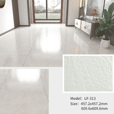 Marble Look SPC Vinyl Flooring with 457.2*457.2mm Size and 1.5mm Thickness in 24 Pieces per Carton