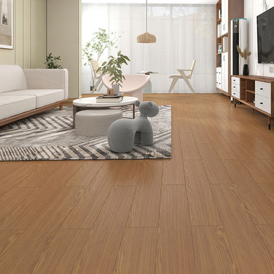 Fireproof Wood Design Vinyl Floor Stickers with 152.4*914.4mm Size for Indoor Use