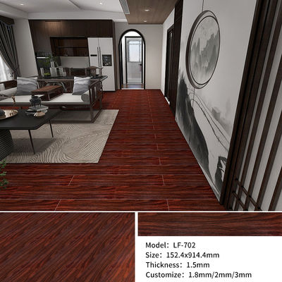 Self Adhesive Vinyl Flooring with European Style Wood Design for Indoor Use