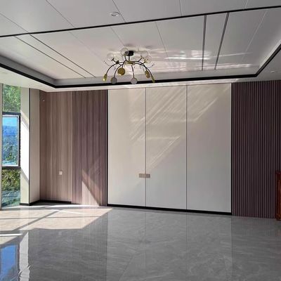 Waterproof Soundproof PVC Wall Panel 1220*2440*5mm Woodgrain Vinyl Film for Modern Decoration