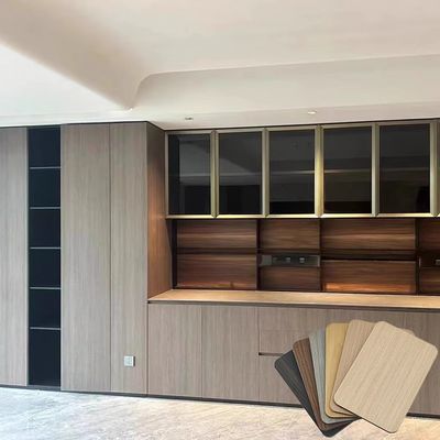 Waterproof Eco-Friendly 3D Wall Panel WPC Wood Veneer Board 1220*2440*5mm for Indoor Decor