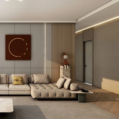 1220*2440mm Wood Grain PVC Wall Panel for Interior Decoration with 3 Years Warranty