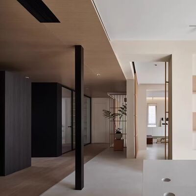 Waterproof Soundproof PVC Wall Panel and Woodgrain Vinyl Film in 1220*2440*5mm for Modern Interior Decor