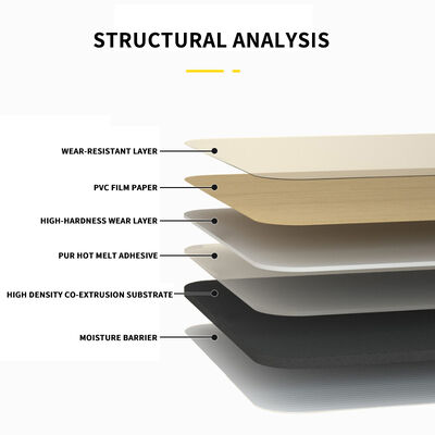 Waterproof and Soundproof PVC Wall Panel 1220*2440*5mm for Indoor and Outdoor Decoration