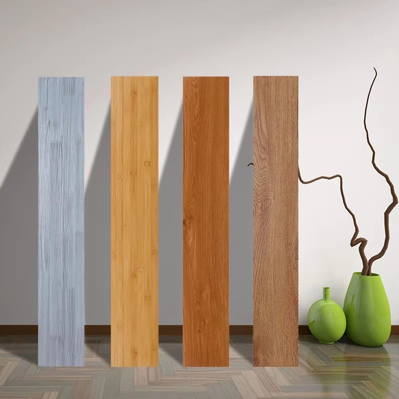 1.5mm Thick Wood Design PVC Vinyl Flooring with Click Installation for Home Office