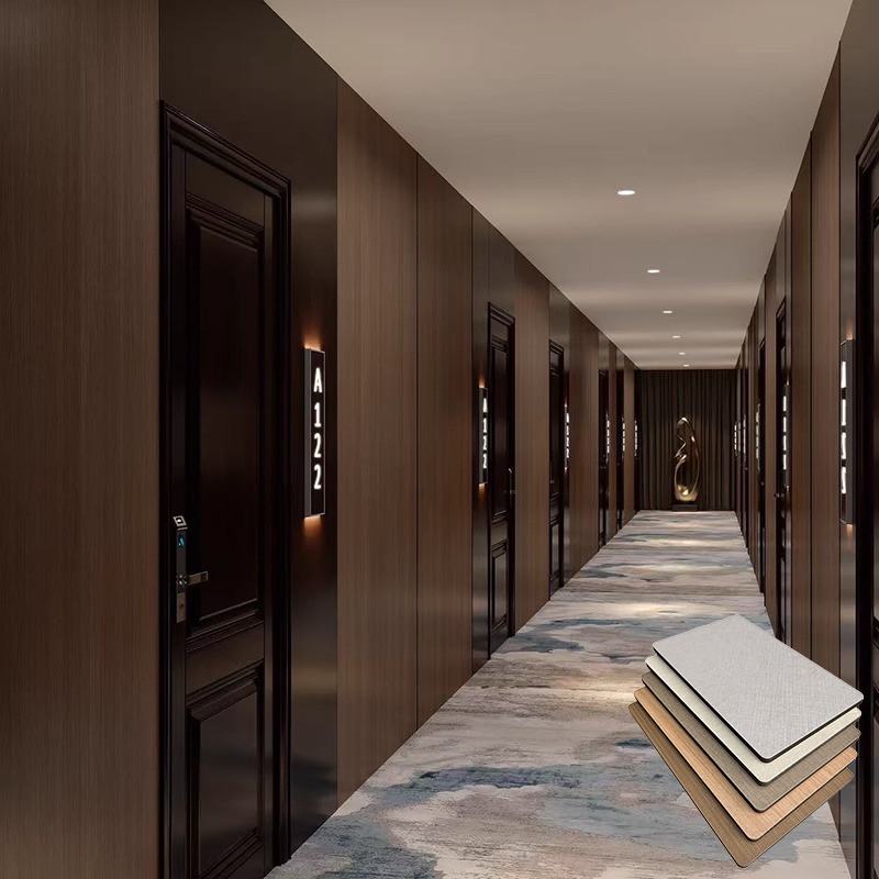 Moisture-Proof Anti-Static Sound-Absorbing PVC Wall Panel for Modern Interior Decoration