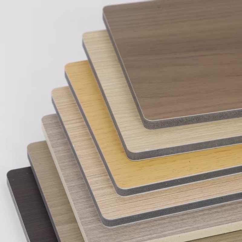 Modern Geometric Pattern Customizable PVC Carbon Crystal Board Wood-Plastic Composite for Interior Decoration