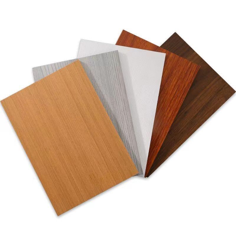 Modern Design Waterproof Wood Veneer Wall Panel 1220*2440mm PVC Carbon Crystal Board for Decorative Applications