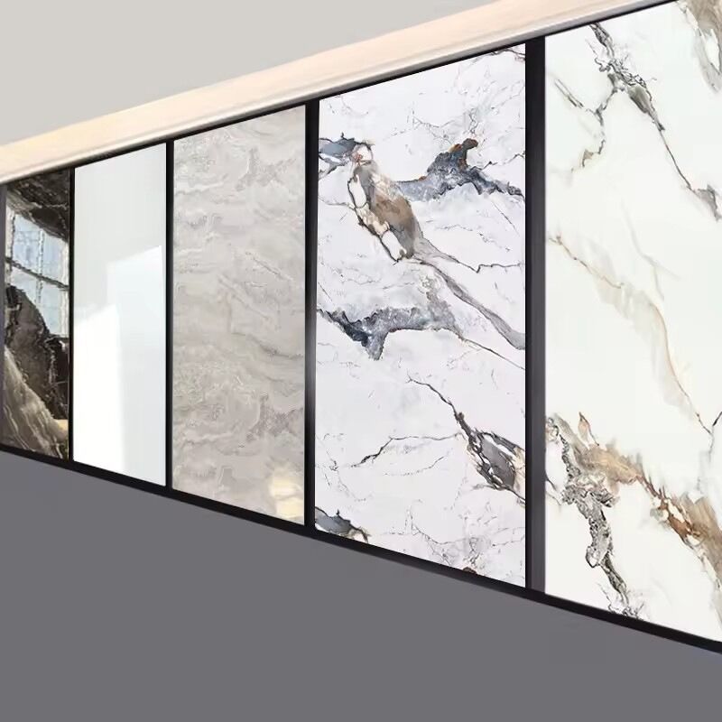 Factory Supply 1220*2400 Modern PVC Wall Panel Carbon Crystal Modern Marble-patterned Carbon Fiber Wall Panel for Villas Hotels