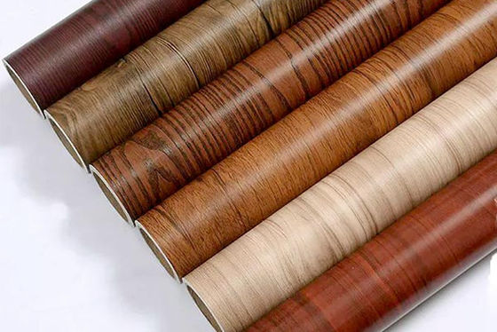 Class B1 Self Adhesive Furniture Film Vinyl Cupboard Covering Laminates