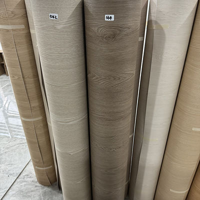 Self-stick Performance Wooden Self Adhesive PVC Film With 1.22m Width