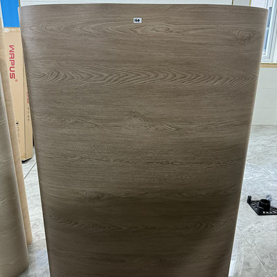 Self Adhesive Vinyl Wrap For Furniture , Wall Home Decoration 1.22x50m Wooden Grain Texture Removable PVC Film Roll