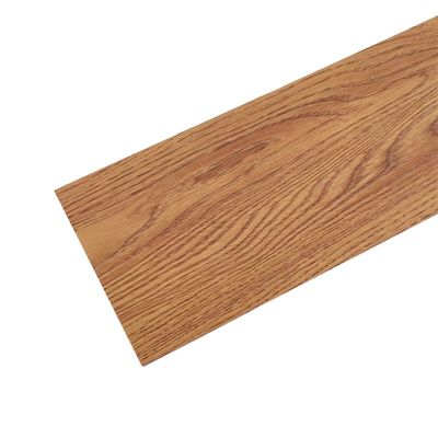 1.5mm Thickness 152.4*914.4mm Size Wear-Resistant Self Adhesive Furniture Film Wood Grain Vinyl Flooring for Home Office