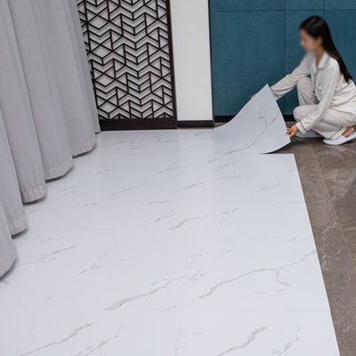 Marble Look SPC Vinyl Flooring with 457.2*457.2mm Size and 1.5mm Thickness in 24 Pieces per Carton