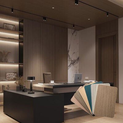 Panneau mural en bois moderne de haute qualité en PVC imperméable au charbon de bambou pour hôtels et salons pour murs intérieurs