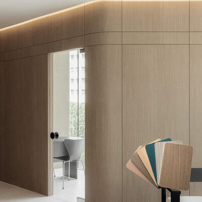 Personalizar Tamanho Textura Bamboo Carvão Folha de Veneer Madeira Carbono Fibra Cristalina Painel de Parede de Madeira para Casa Hotel Parede de Madeira Veneer