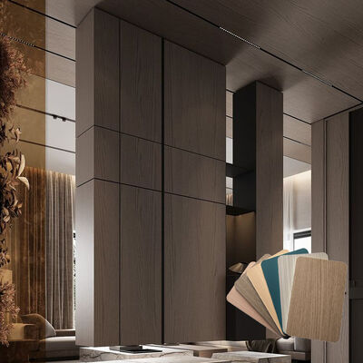 Penjualan Langsung Pabrik Modern Ramah Lingkungan Papan Panel Dinding Kayu Panel Dinding Co-Extruded Tahan Air Tahan Api Panel Dinding Kayu