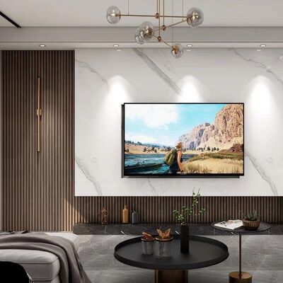 Free Sample Waterproof Rock Wall Panels High Gloss Marble Wall Panel Outdoor Decoration Fabric Interior Decoration Board